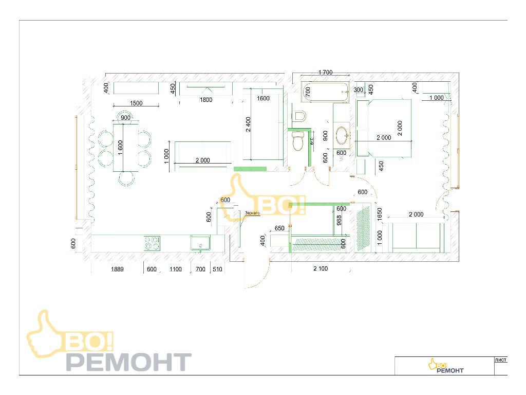 Дизайн-проект квартиры 127м2-102